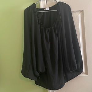 Plus Size First Love Women’s Black Blouse